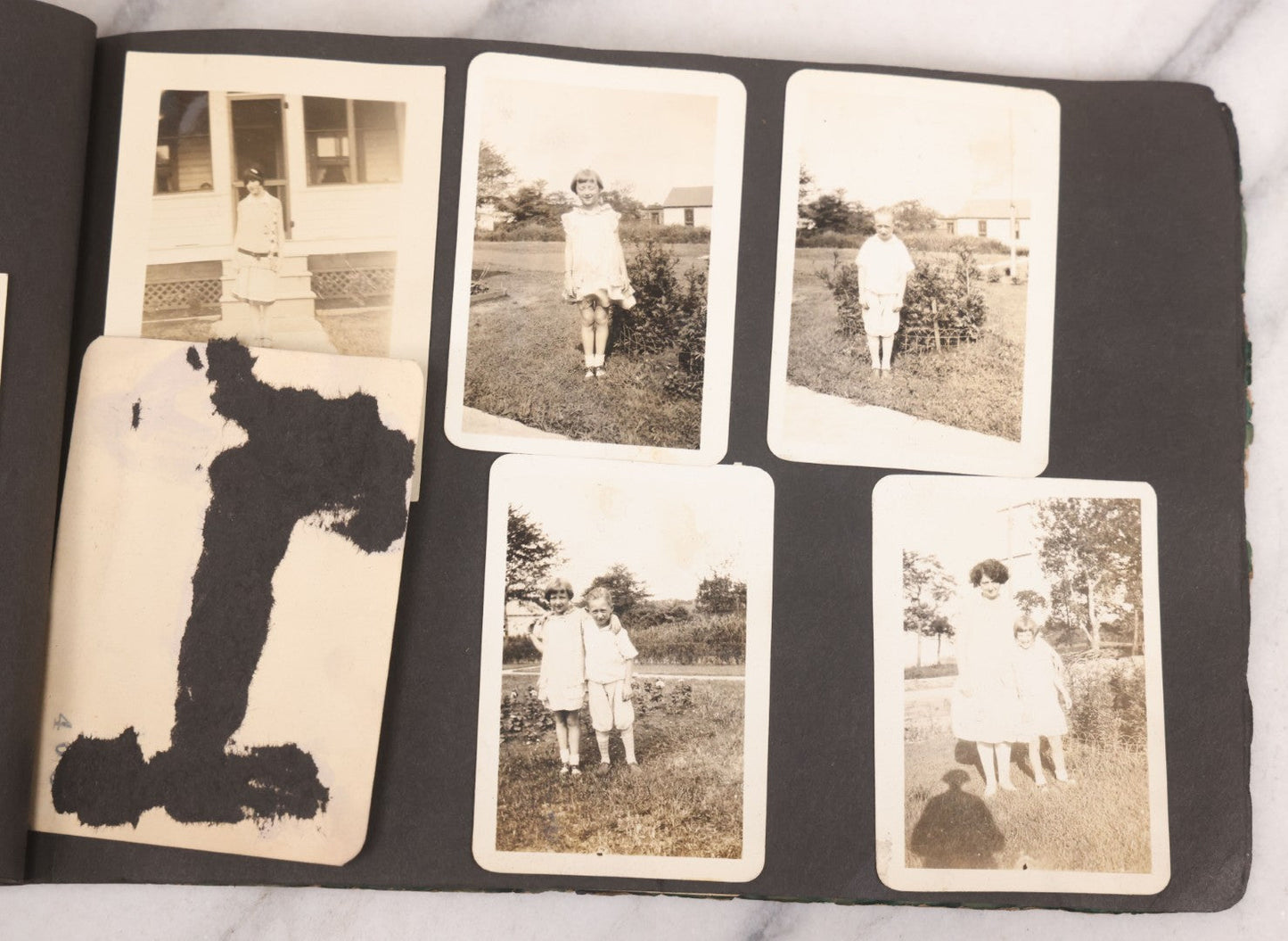 Lot 086 - Pair Of Rough Condition Vintage Snapshot Photo Albums With Dozens Of Photos Including Many Taken On And Around Heinz Pier, Atlantic City, New Jersey, And Other Lakes And Beaches In Upstate, New York