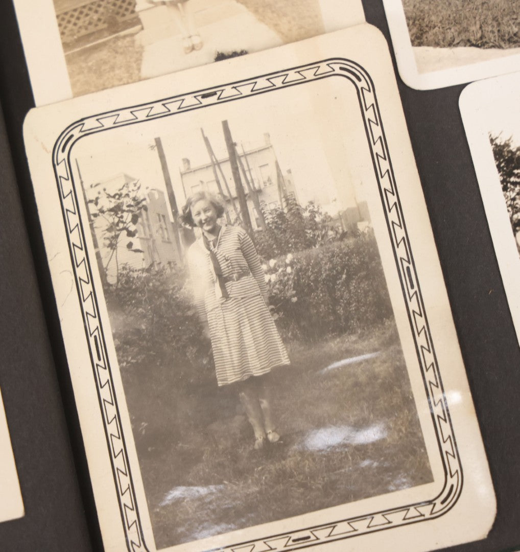 Lot 086 - Pair Of Rough Condition Vintage Snapshot Photo Albums With Dozens Of Photos Including Many Taken On And Around Heinz Pier, Atlantic City, New Jersey, And Other Lakes And Beaches In Upstate, New York