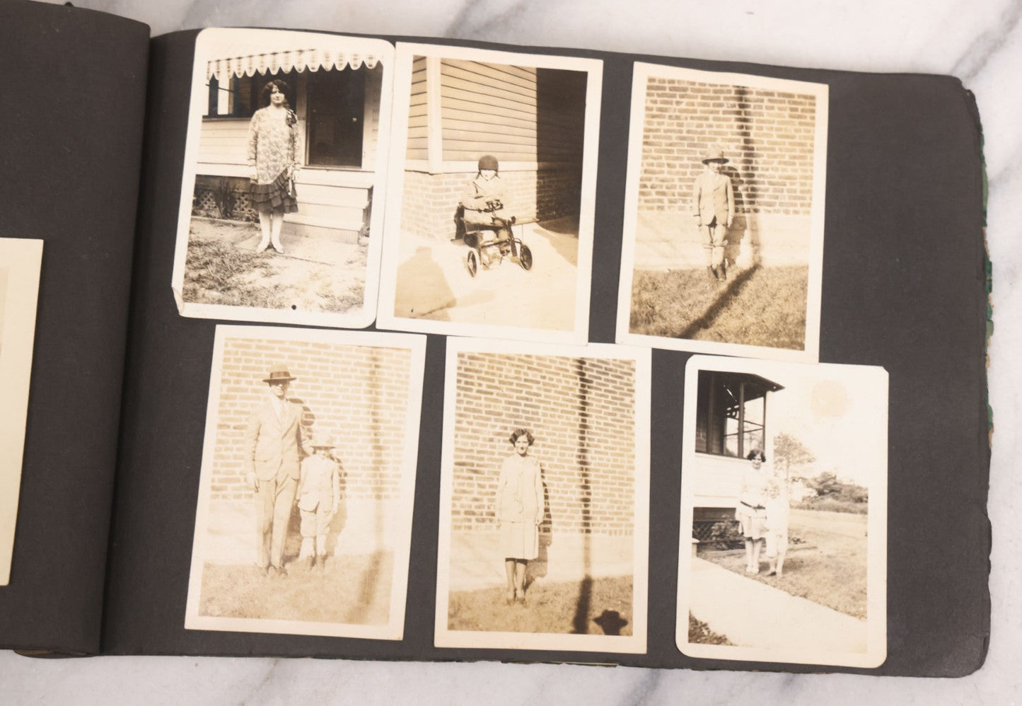 Lot 086 - Pair Of Rough Condition Vintage Snapshot Photo Albums With Dozens Of Photos Including Many Taken On And Around Heinz Pier, Atlantic City, New Jersey, And Other Lakes And Beaches In Upstate, New York