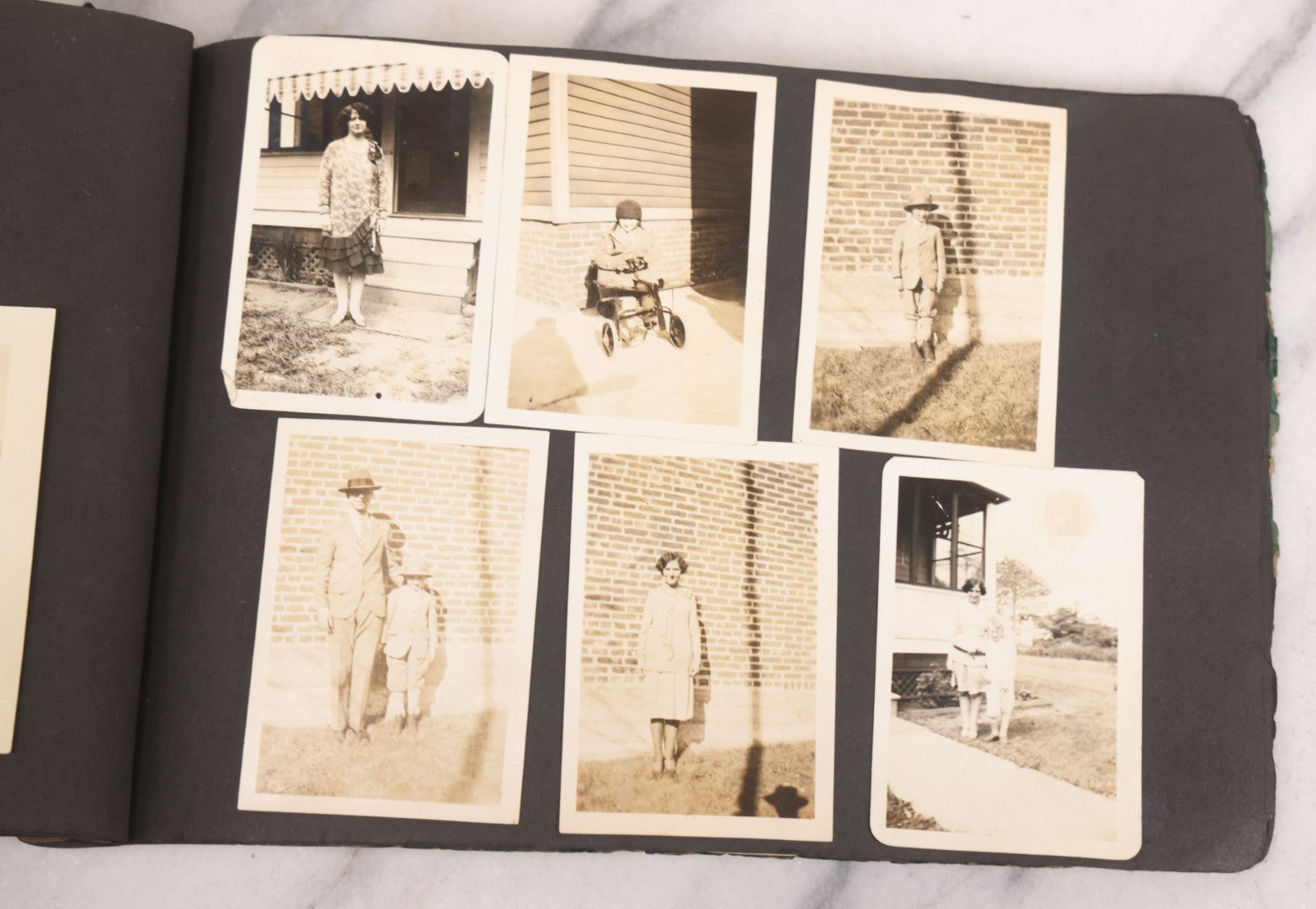 Lot 086 - Pair Of Rough Condition Vintage Snapshot Photo Albums With Dozens Of Photos Including Many Taken On And Around Heinz Pier, Atlantic City, New Jersey, And Other Lakes And Beaches In Upstate, New York