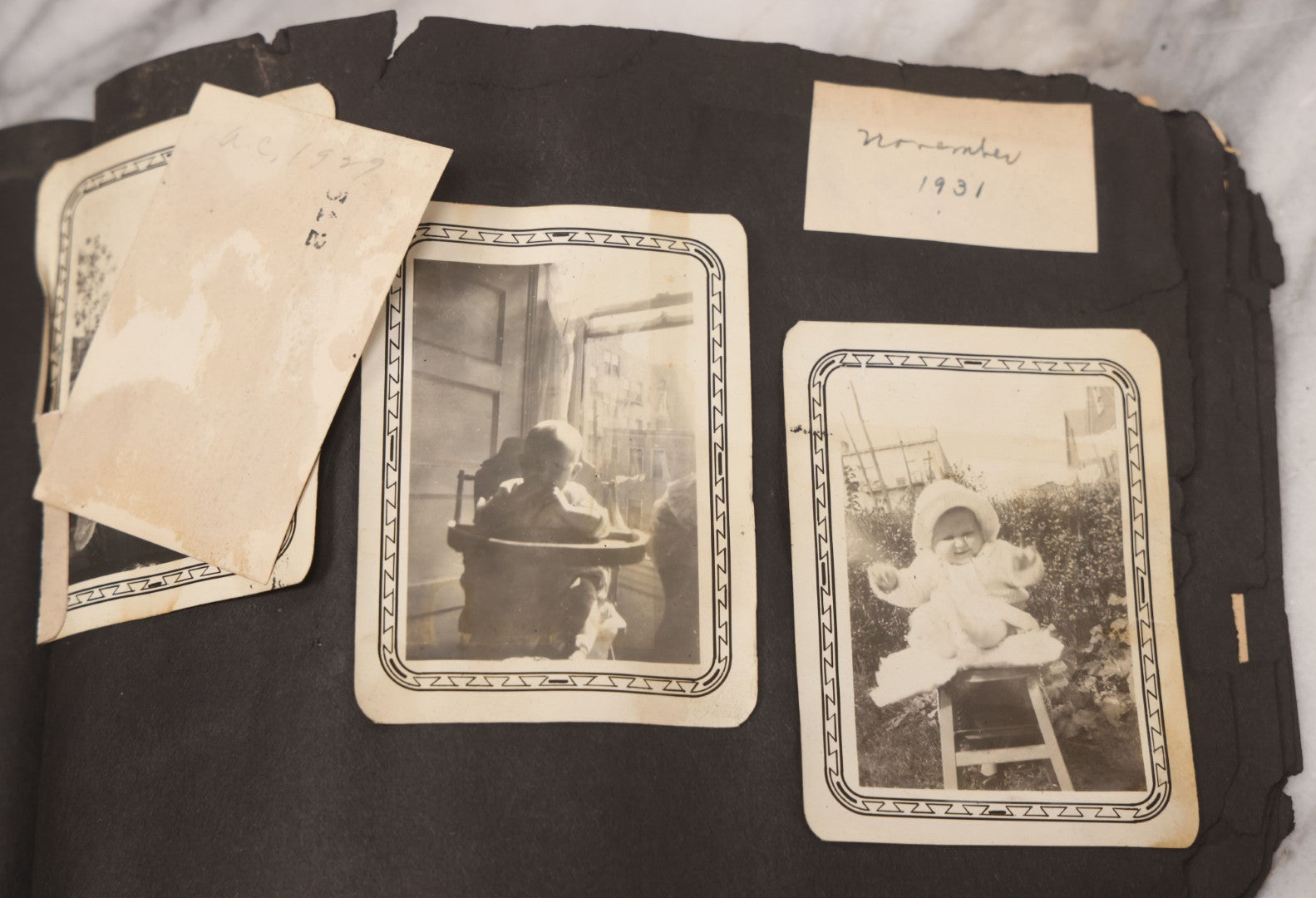 Lot 086 - Pair Of Rough Condition Vintage Snapshot Photo Albums With Dozens Of Photos Including Many Taken On And Around Heinz Pier, Atlantic City, New Jersey, And Other Lakes And Beaches In Upstate, New York