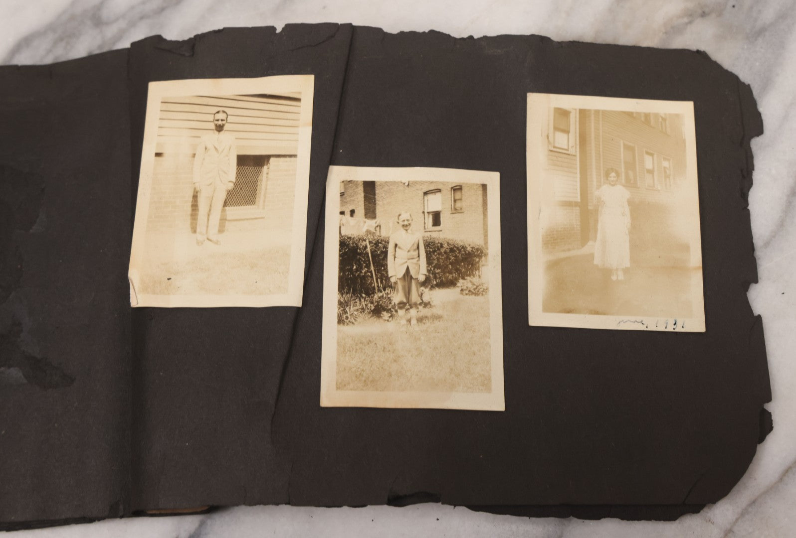 Lot 086 - Pair Of Rough Condition Vintage Snapshot Photo Albums With Dozens Of Photos Including Many Taken On And Around Heinz Pier, Atlantic City, New Jersey, And Other Lakes And Beaches In Upstate, New York