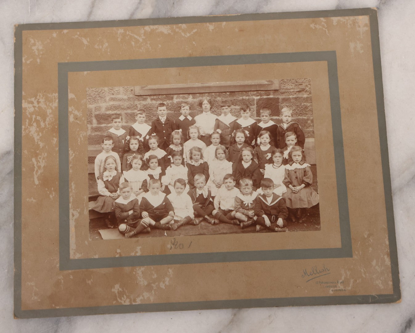 Lot 088 - Grouping Of Five Antique Scottish Boarded School Children Class Photographs, Four By M. Pearlmann & Co. And One By Mellish, Both Of Glasgow