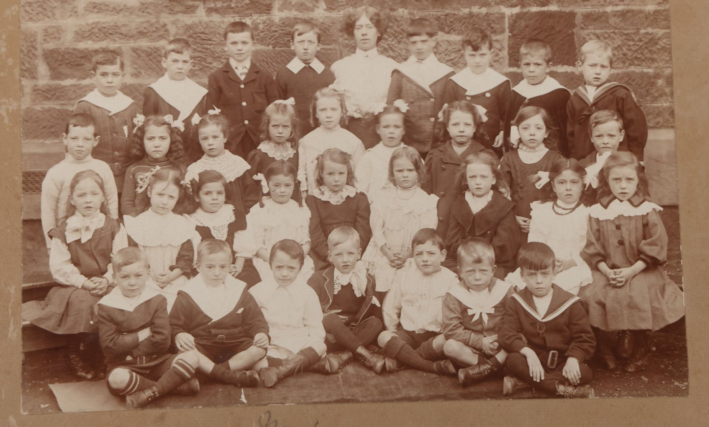 Lot 088 - Grouping Of Five Antique Scottish Boarded School Children Class Photographs, Four By M. Pearlmann & Co. And One By Mellish, Both Of Glasgow