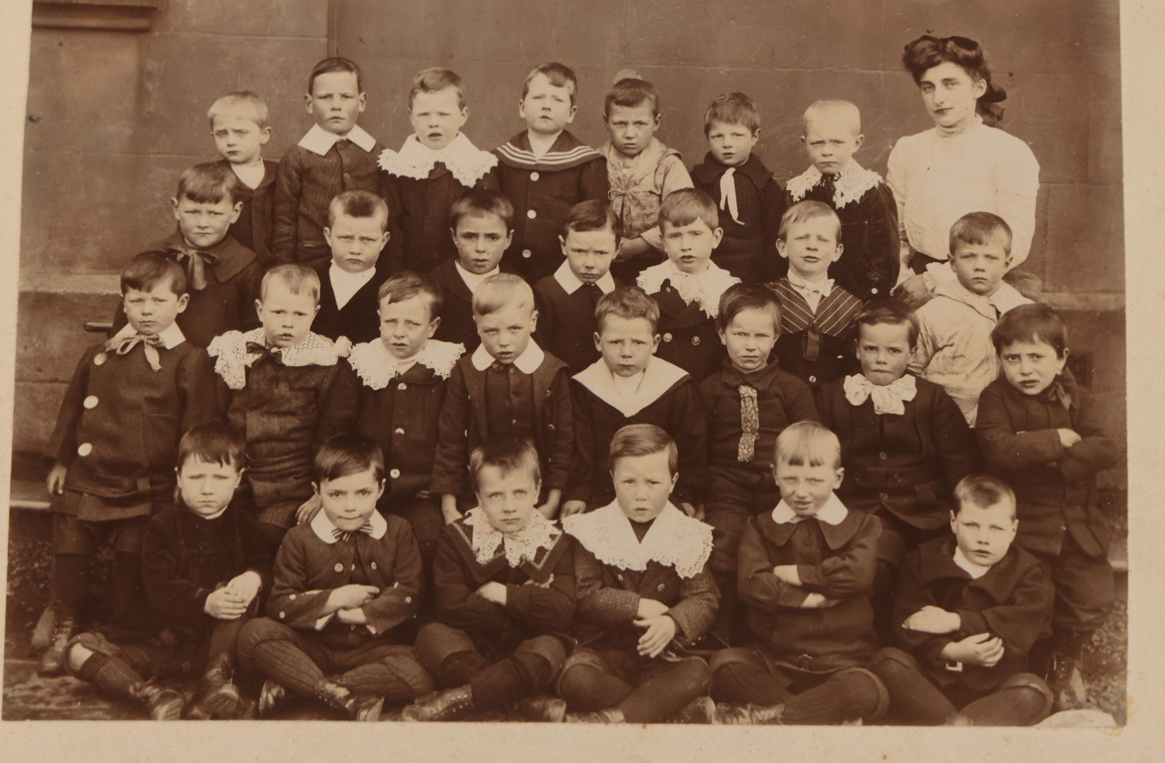 Lot 088 - Grouping Of Five Antique Scottish Boarded School Children Class Photographs, Four By M. Pearlmann & Co. And One By Mellish, Both Of Glasgow