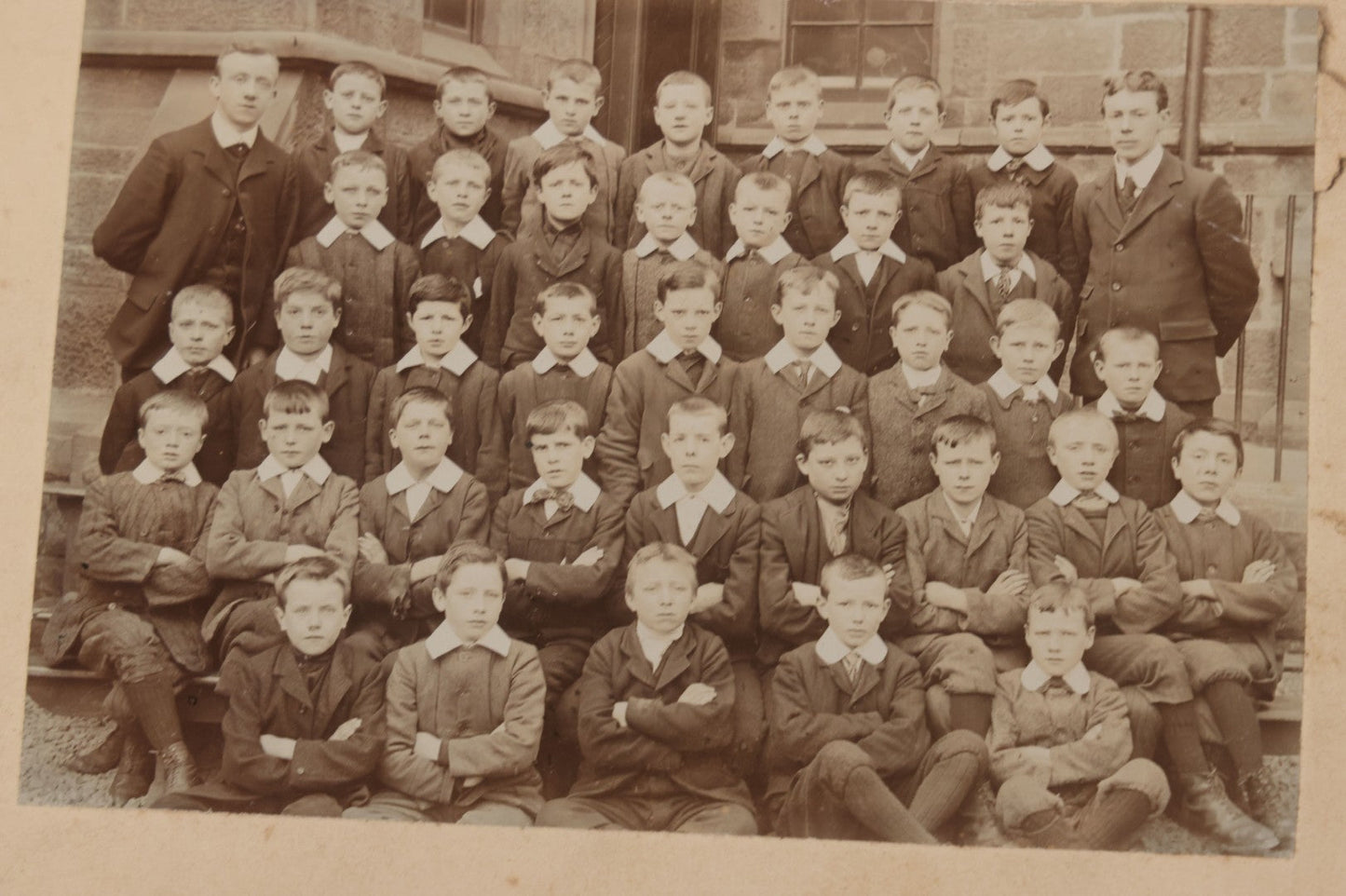Lot 088 - Grouping Of Five Antique Scottish Boarded School Children Class Photographs, Four By M. Pearlmann & Co. And One By Mellish, Both Of Glasgow