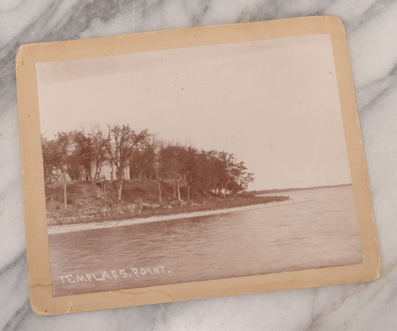 Lot 090 - Grouping Of 12 Antique Photographs Including Housekeeping Staff, Executives Of George Urban Milling Co., Templars Point, Leech Lake, Minnesota, Monson Academy, Monson, Mass, Ware Brass Band, Parade Float, & More