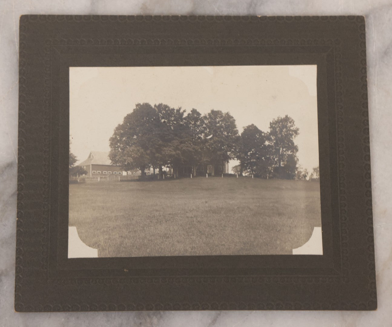 Lot 090 - Grouping Of 12 Antique Photographs Including Housekeeping Staff, Executives Of George Urban Milling Co., Templars Point, Leech Lake, Minnesota, Monson Academy, Monson, Mass, Ware Brass Band, Parade Float, & More