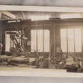 Lot 097 - Single Antique Occupational Snapshot Photograph Of A Swedish Stone Cutter At Work In His Workshop