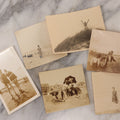 Lot 103 - Grouping Of Five Antique And Vintage Snapshot Photographs Of Men, Women, And Children At The Beach
