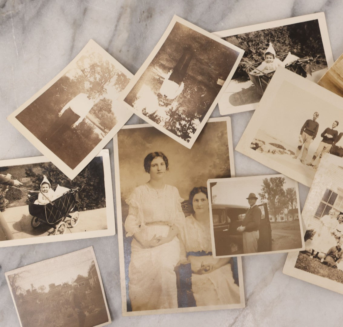 Lot 108 - End Lot Grouping Of 50+ Antique And Vintage Snapshot Photographs Of People, Places, And Other Scenes, Including Automobiles, Outings, Portraits, Buildings, And More