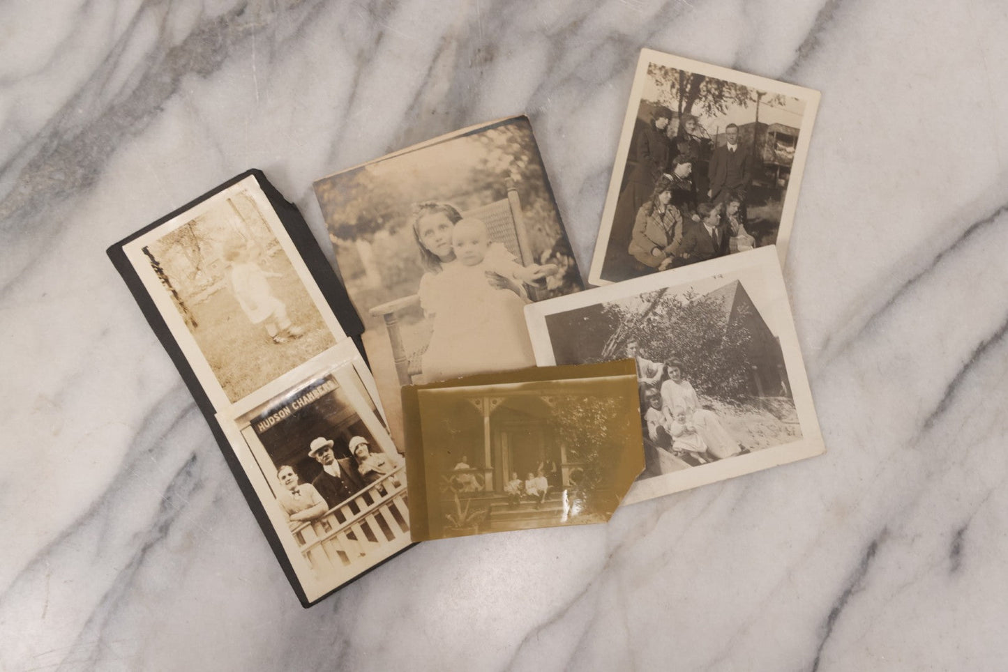 Lot 108 - End Lot Grouping Of 50+ Antique And Vintage Snapshot Photographs Of People, Places, And Other Scenes, Including Automobiles, Outings, Portraits, Buildings, And More