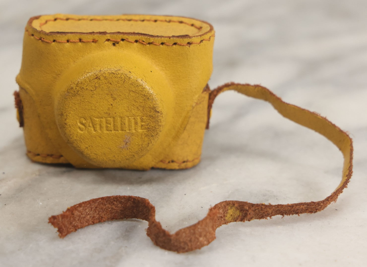 Lot 029 - Vintage Regent Satellite Miniature Novelty Spy Camera With Original Yellow Body Cover, Advertising Box, With Paperwork, Made In Japan