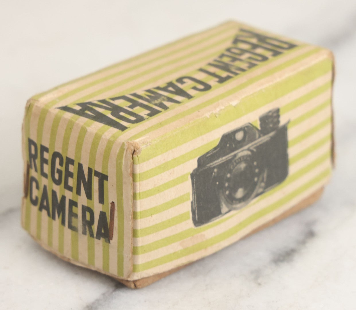 Lot 029 - Vintage Regent Satellite Miniature Novelty Spy Camera With Original Yellow Body Cover, Advertising Box, With Paperwork, Made In Japan