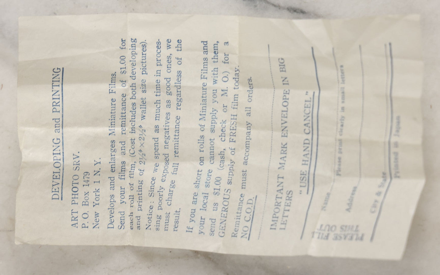 Lot 029 - Vintage Regent Satellite Miniature Novelty Spy Camera With Original Yellow Body Cover, Advertising Box, With Paperwork, Made In Japan