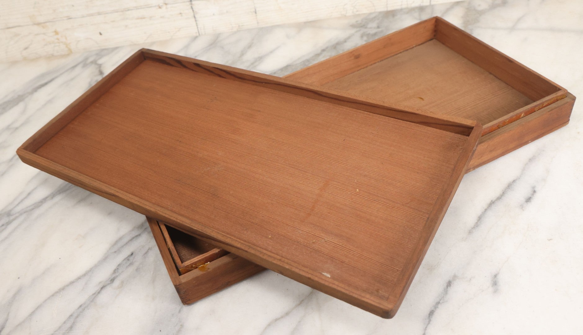 Lot 036 - Vintage Tourist Collectible Souvenir Stationary Keepsake Box From Yosemite National Park With Lithographed Paper Label, Lift Top