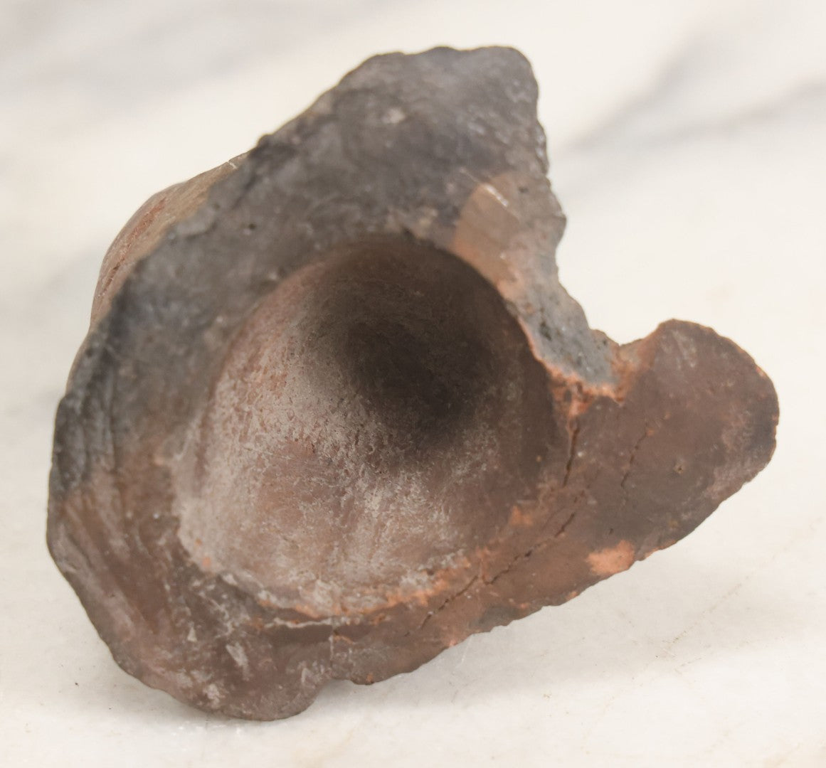 Lot 039 - Vintage Replica Pre-Columbian Style Mesoamerican Artifact, Wolf Canine Head Bearing Teeth Circa Mid-20th Century