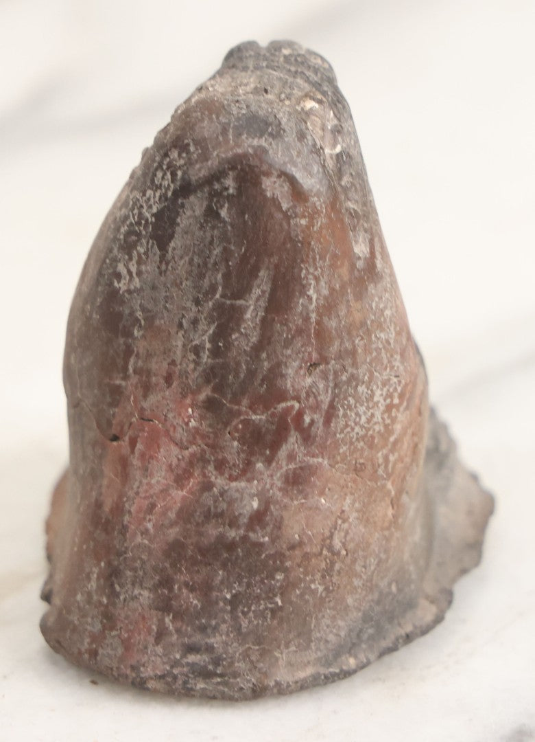 Lot 039 - Vintage Replica Pre-Columbian Style Mesoamerican Artifact, Wolf Canine Head Bearing Teeth Circa Mid-20th Century