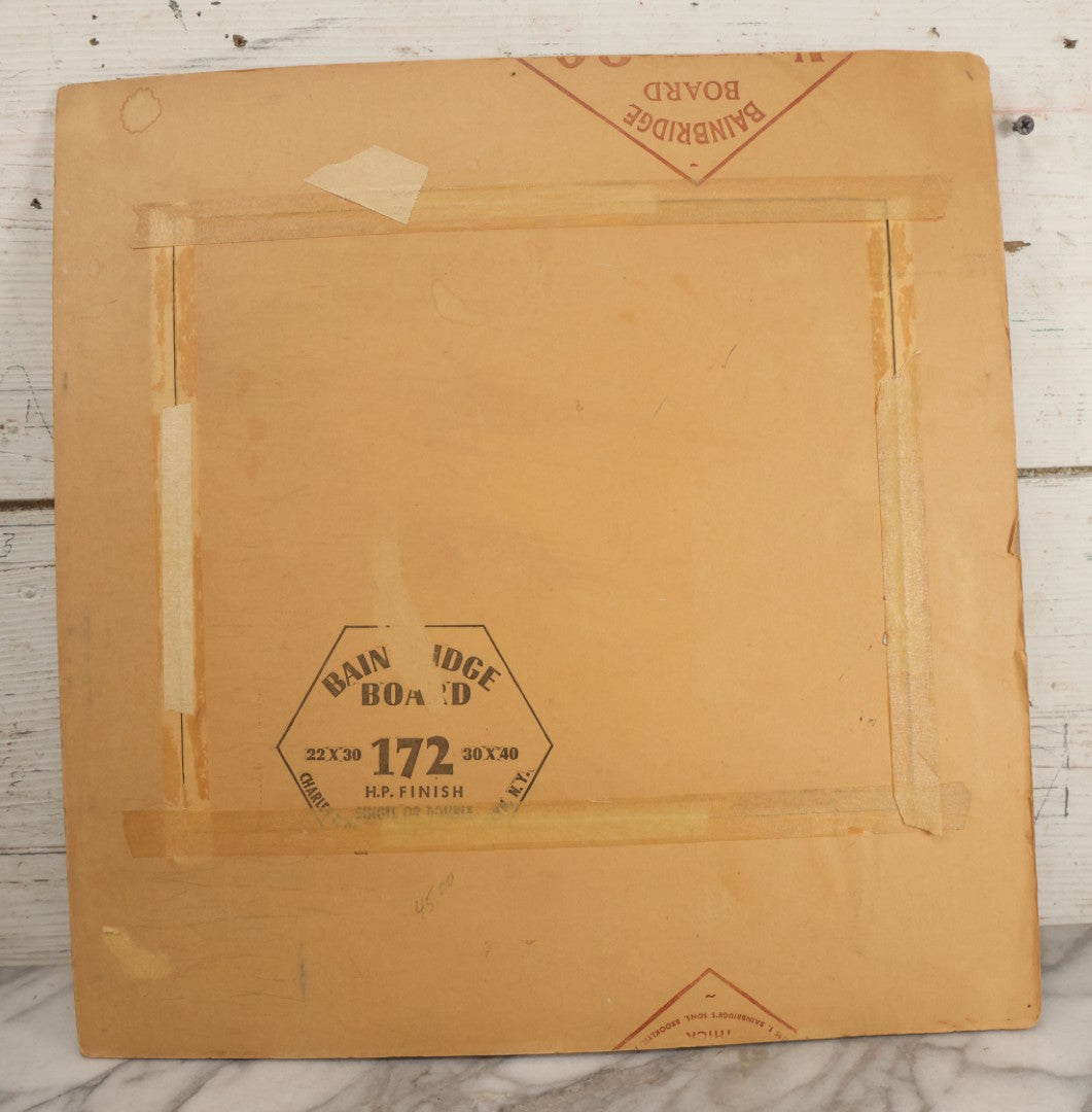 Lot 041 - Vintage Pen And Ink Rattlesnake Illustration On Artist Board With Custom Mat, Artist Signed Paul Carrier, Dated 1975, Unframed