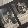 Lot 051 - Antique Snapshot Photo Album With 30+ Photographs Mostly Of Beloved Pets Including Dogs Named Beau, Naw, Ted, And Taffy, Cats Named Angel And Boo, And A Horse Name Rachet, Photos Taken In And Around Lily Pond, East Hampton, New York