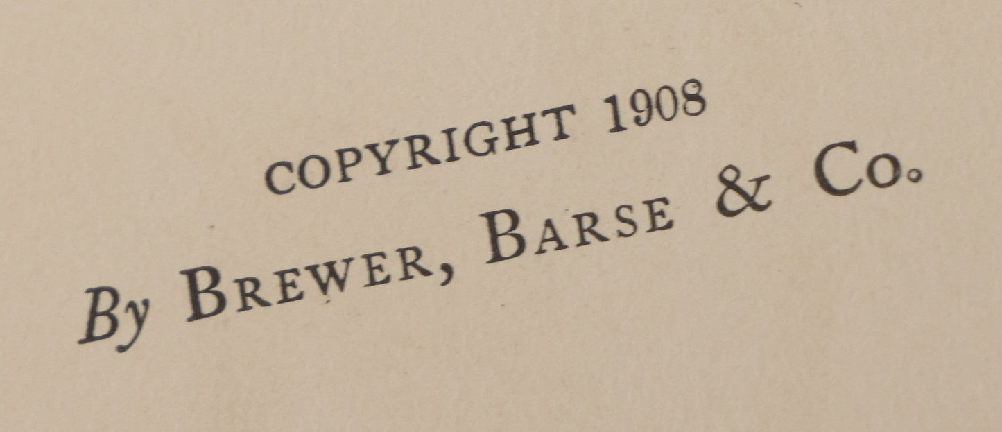 Lot 053 - "Dogs And Puppies" Antique Book By Frances Trego Montgomery, With Illustrations By Hugo Von Hofsten, Barse & Hopkins Publishers New York, 1908