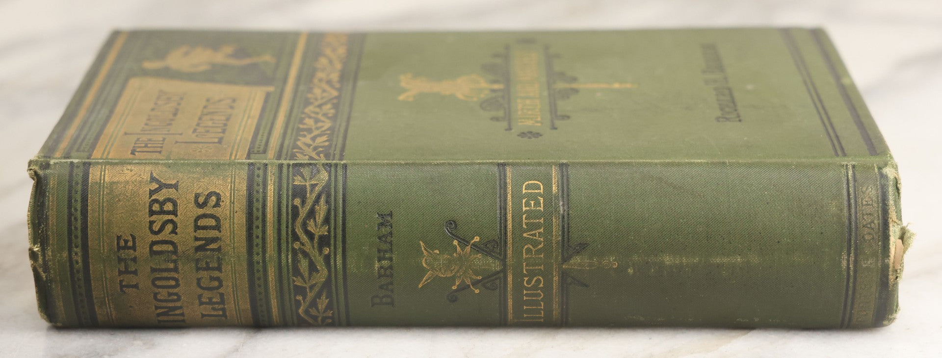 Lot 055 - "The Ingoldsby Legends Or Mirth And Marvels" Antique Book By Thomas Ingoldsby, Pseudonym Of Richard Harris Barham, Collection Of Myths Legends And Ghost Stories Illustrated, Porter & Coates Publisher, Circa 1880