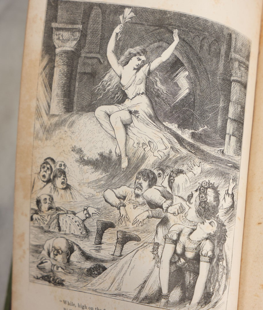 Lot 055 - "The Ingoldsby Legends Or Mirth And Marvels" Antique Book By Thomas Ingoldsby, Pseudonym Of Richard Harris Barham, Collection Of Myths Legends And Ghost Stories Illustrated, Porter & Coates Publisher, Circa 1880