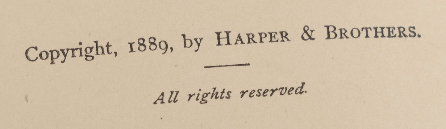 Lot 056 - "City Legends" Antique Poetry Book By Will Carleton, Illustrated, Harper & Brothers Publishers New York, 1890