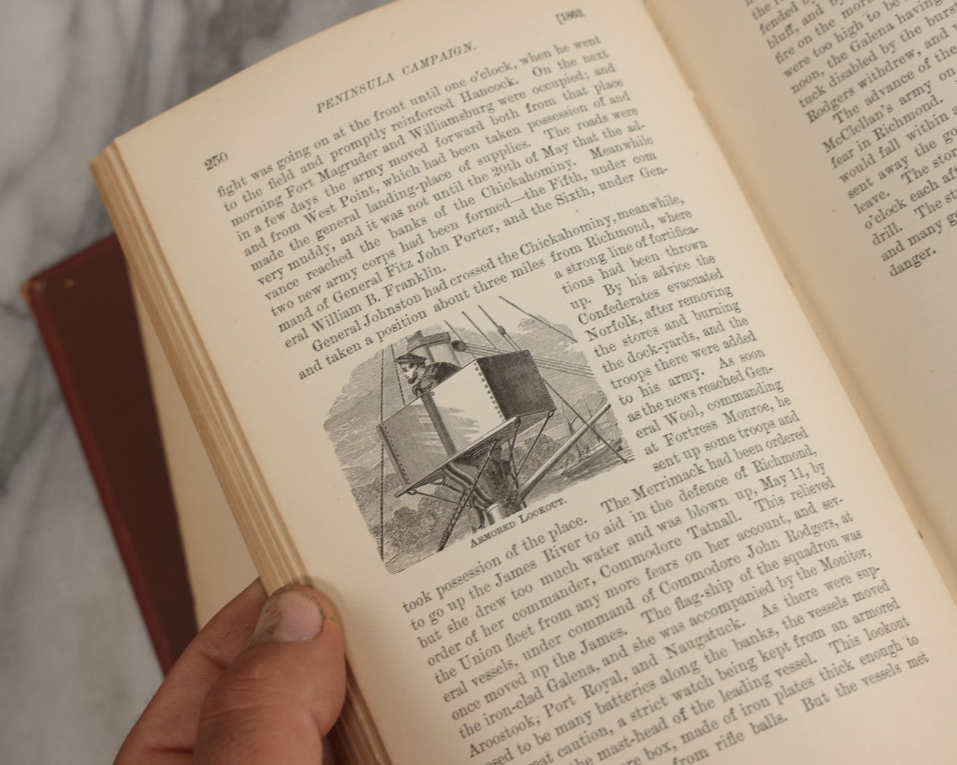 Lot 057 - "Young Folks History Of The War For The Union" Antique Civil War History Book By John D. Champlin, Jr., Illustrated, Henry Holt And Company, Publisher, New York, 1881, Note Poor Condition, Binding Shot