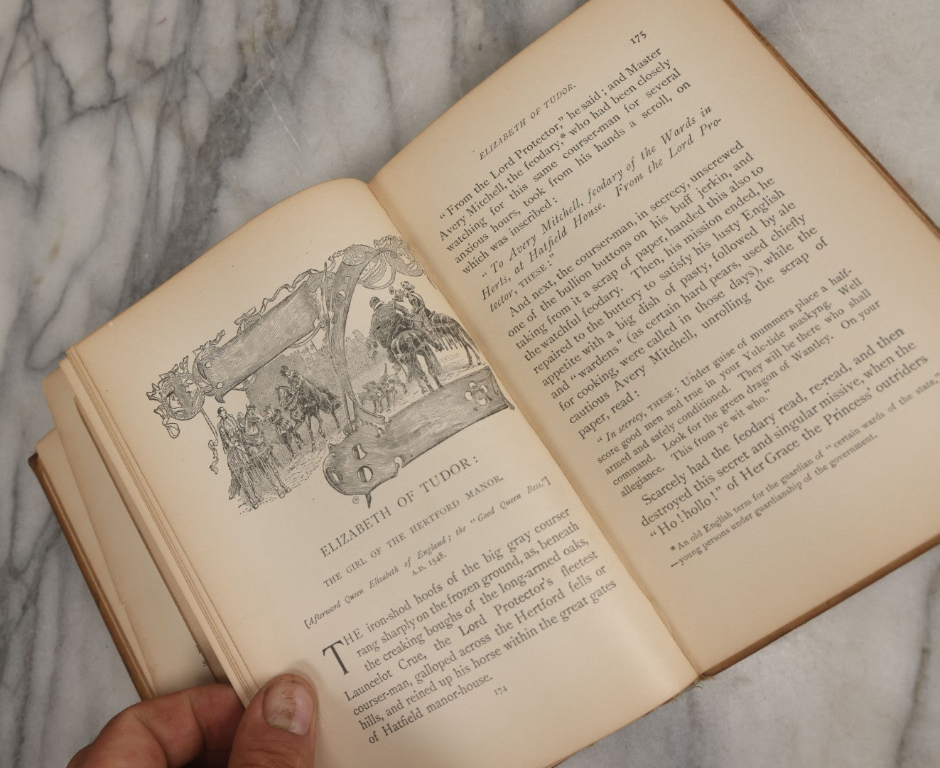Lot 058 - "Historic Girls: Stories Of Girls Who Have Influenced The History Of Their Times" Antique Book By E.S. Brooks Illustrated, G.P. Putnam's Sons Publishers New York & London, 1894, Note Poor Condition, Binding Shot