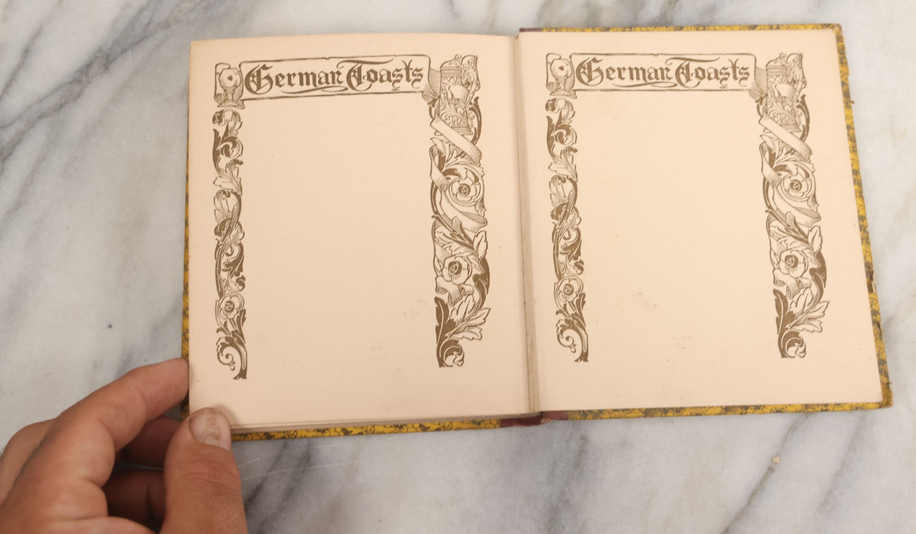 Lot 059 - "German Toasts" Antique Book By Charles Henry Octavius H.M. Caldwell Co., Publishers New York And Boston, 1912