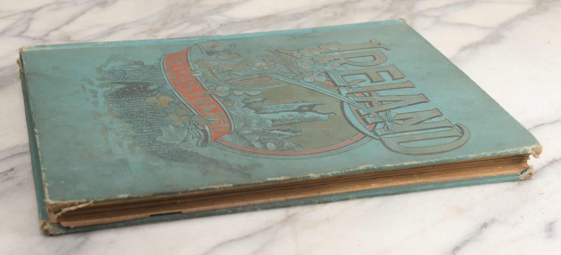 Lot 060 - "Ireland Illustrated With Pen And Pencil" Antique Book By Richard Lovett, Hurst & Company, Publishers New York, 1891