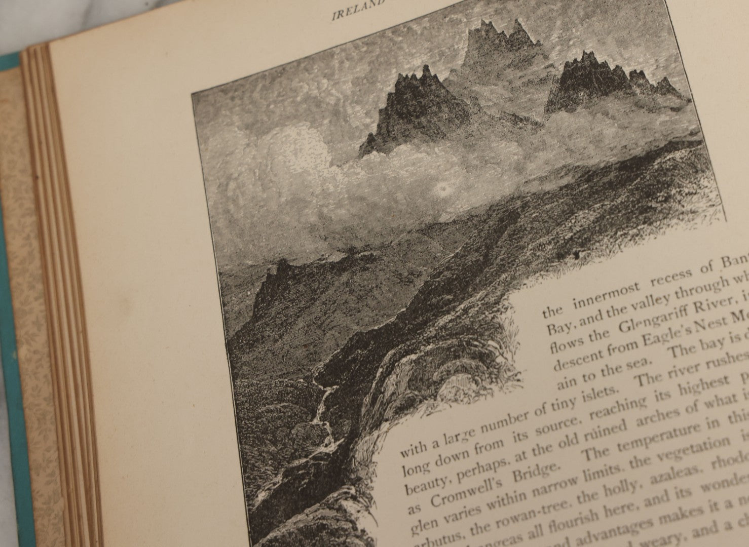 Lot 060 - "Ireland Illustrated With Pen And Pencil" Antique Book By Richard Lovett, Hurst & Company, Publishers New York, 1891