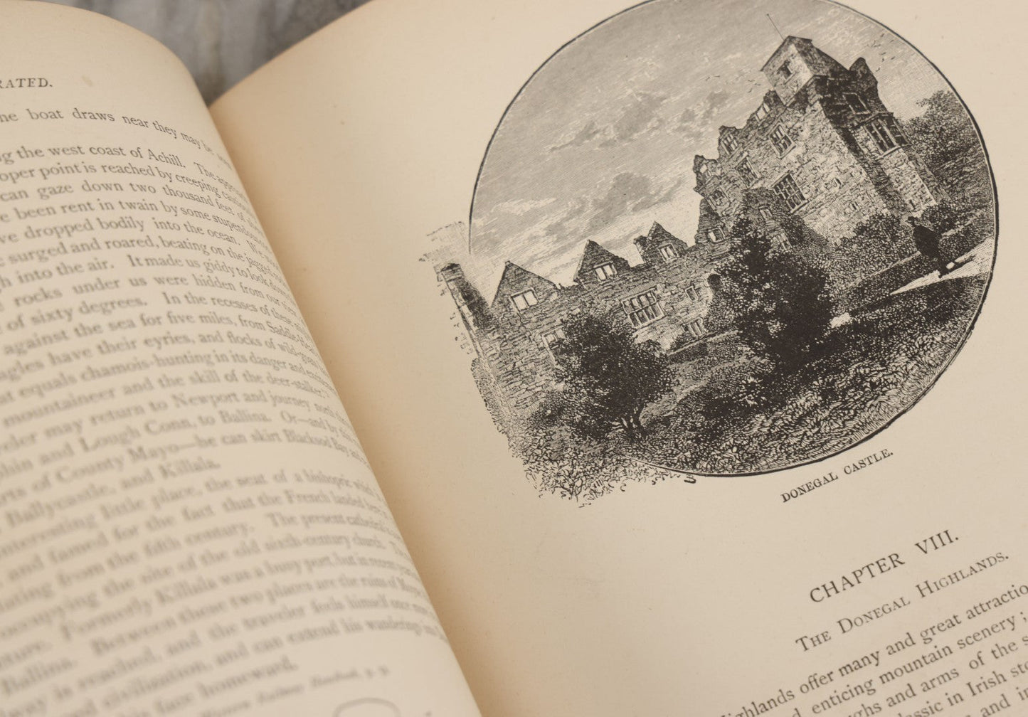 Lot 060 - "Ireland Illustrated With Pen And Pencil" Antique Book By Richard Lovett, Hurst & Company, Publishers New York, 1891