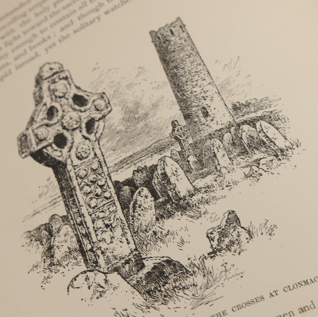 Lot 060 - "Ireland Illustrated With Pen And Pencil" Antique Book By Richard Lovett, Hurst & Company, Publishers New York, 1891