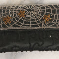 Lot 063 - Vintage Beaded Spider Web Clutch Purse With Original Pocket Mirror