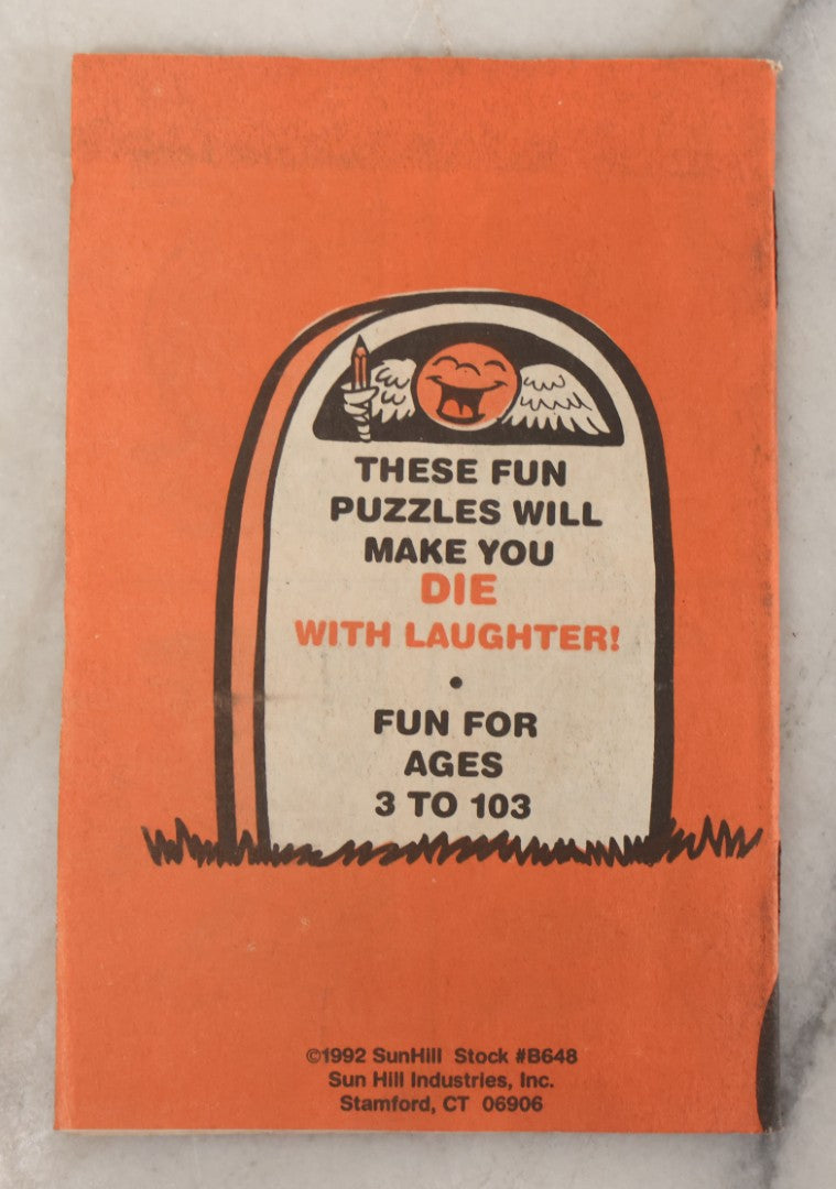 Lot 079 - Grouping Of Six Halloween Themed Children's Activity Coloring Booklets Including Three "Mystery Mazes" With Witch Cover And Three "Haunted Fun" With Bat Cover, Copyright 1992, Sun Hill Industries Inc., Stamford, Conn., Stock No. B648 And B649