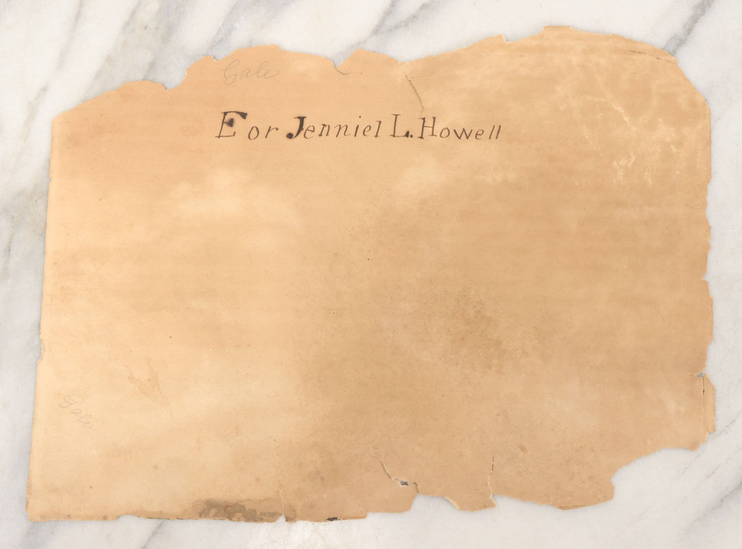 Lot 086 - Antique Unframed Watercolor Painting On Paper Of Mountainside Forest Cabin, Poor Condition, Circa 1890