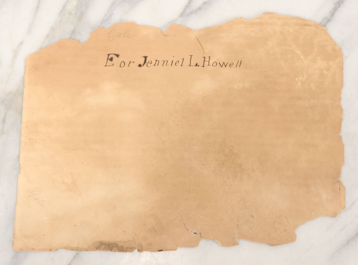 Lot 086 - Antique Unframed Watercolor Painting On Paper Of Mountainside Forest Cabin, Poor Condition, Circa 1890