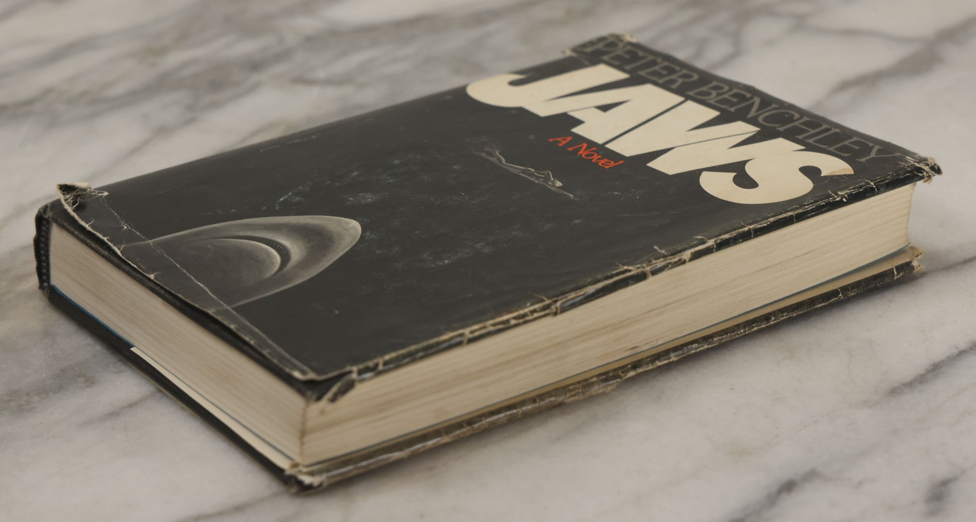 Lot 106 - "Jaws" Vintage Novel By Peter Benchley, Early Book Club Edition, Doubleday & Company, Inc., Publisher, Garden City, New York, 1974