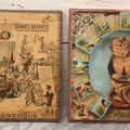 Lot 002 - Antique French Magnetic Board Game "Les Jockos Singes Savants: Jeu Magnétique" ("The Learned Monkeys") C.1895, Lithographed Box Art By Léon Charles Ludovic, Incomplete, Worn