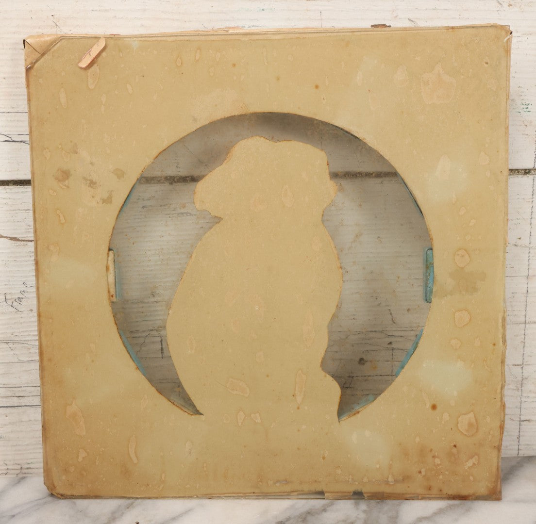 Lot 002 - Antique French Magnetic Board Game "Les Jockos Singes Savants: Jeu Magnétique" ("The Learned Monkeys") C.1895, Lithographed Box Art By Léon Charles Ludovic, Incomplete, Worn