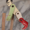 Lot 018 - Vintage World War Two Era Satirical Anti-Hitler Limberjack Acrobat Puppet Toy