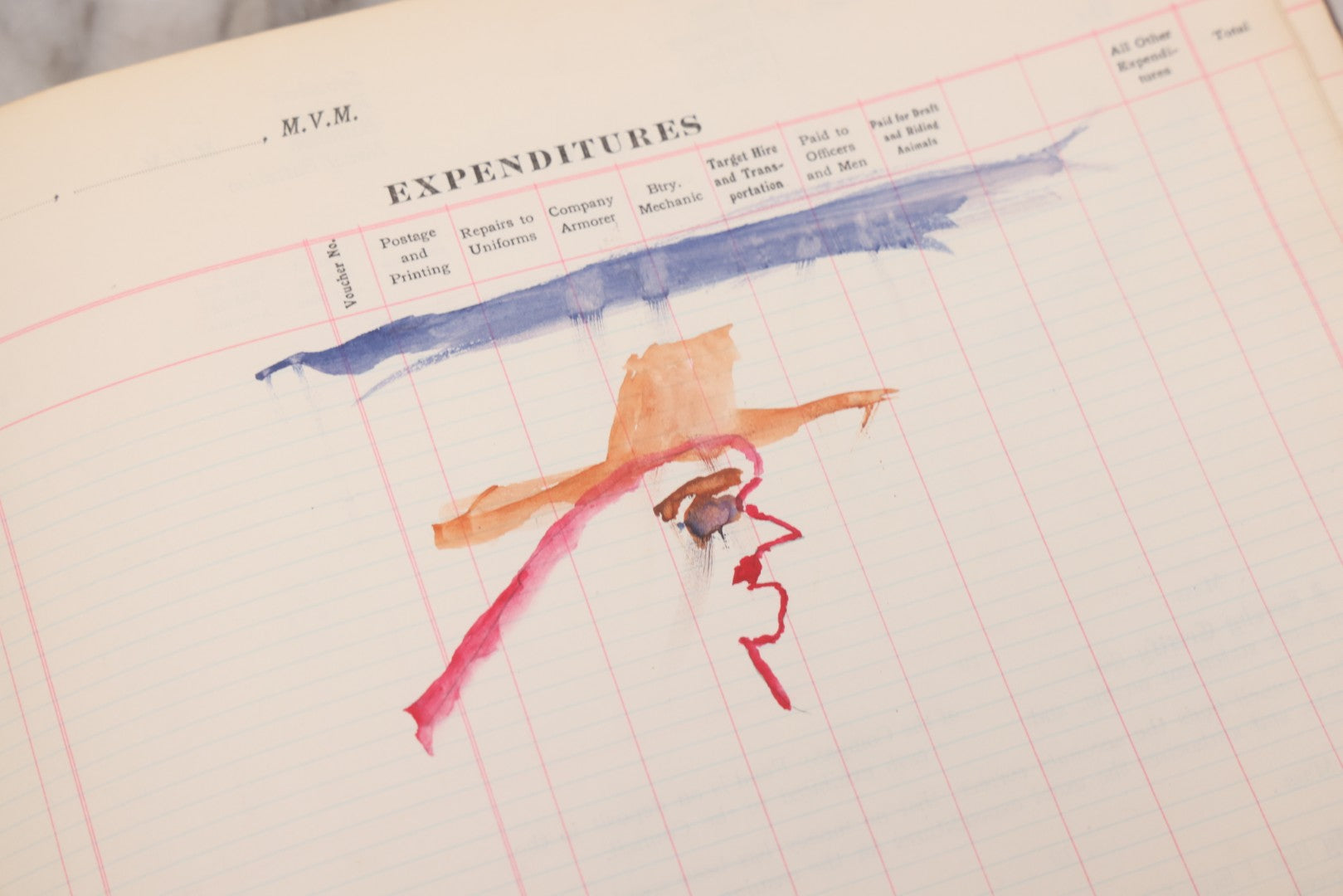 Lot 020 - Antique World War One Newspaper Clipping Scrapbook Album Documenting The End Of The War, 1918 And 1919