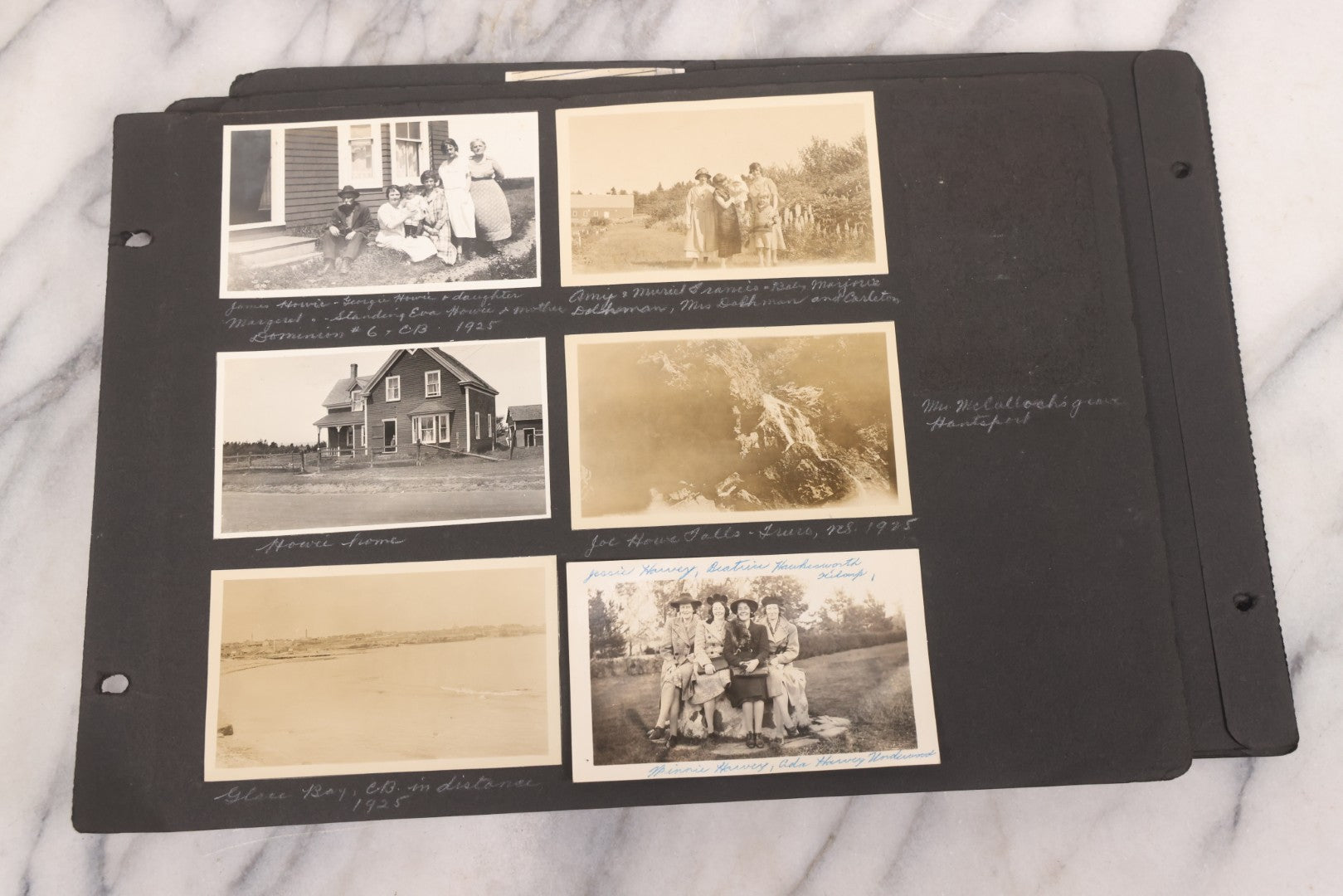 Lot 021 - Antique Snapshot Photo Album Containing 250+ Photographs Including Many Photos Of British Columbia, Railroad Accident, Bears And Bear Hunting, Animals, Cars, And Children, Circa 1905-1920, Note Pages Loose, No Covers
