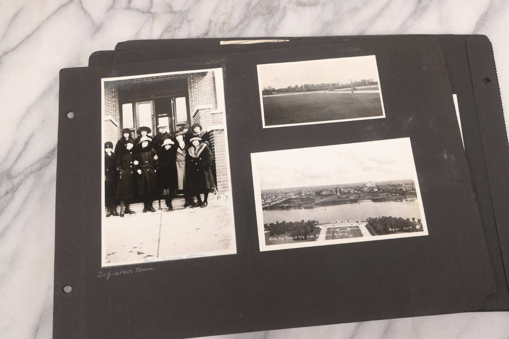 Lot 021 - Antique Snapshot Photo Album Containing 250+ Photographs Including Many Photos Of British Columbia, Railroad Accident, Bears And Bear Hunting, Animals, Cars, And Children, Circa 1905-1920, Note Pages Loose, No Covers