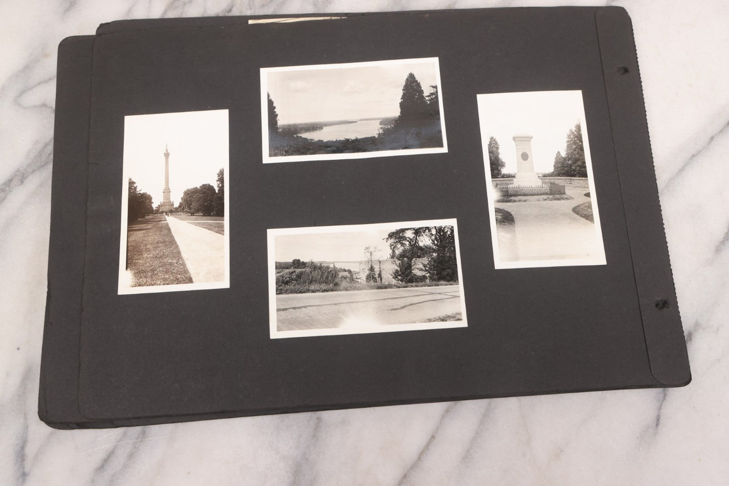 Lot 021 - Antique Snapshot Photo Album Containing 250+ Photographs Including Many Photos Of British Columbia, Railroad Accident, Bears And Bear Hunting, Animals, Cars, And Children, Circa 1905-1920, Note Pages Loose, No Covers