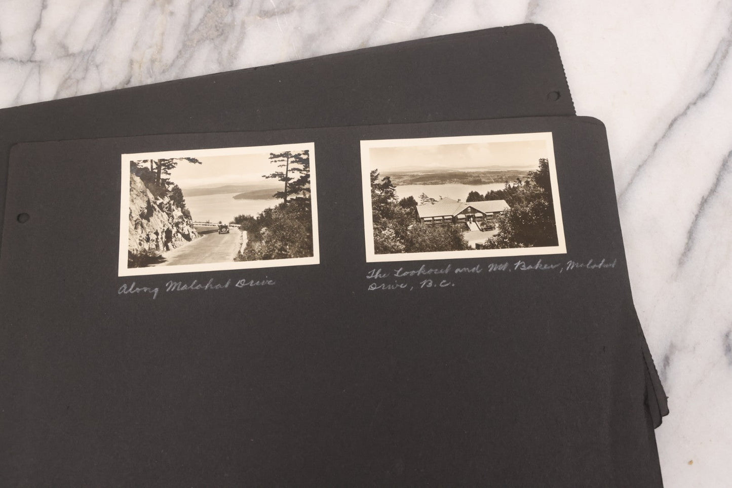 Lot 021 - Antique Snapshot Photo Album Containing 250+ Photographs Including Many Photos Of British Columbia, Railroad Accident, Bears And Bear Hunting, Animals, Cars, And Children, Circa 1905-1920, Note Pages Loose, No Covers