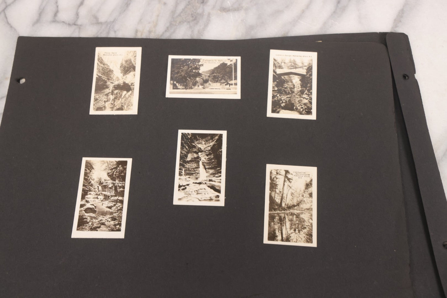 Lot 021 - Antique Snapshot Photo Album Containing 250+ Photographs Including Many Photos Of British Columbia, Railroad Accident, Bears And Bear Hunting, Animals, Cars, And Children, Circa 1905-1920, Note Pages Loose, No Covers