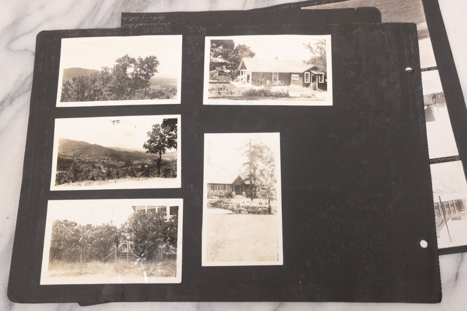 Lot 021 - Antique Snapshot Photo Album Containing 250+ Photographs Including Many Photos Of British Columbia, Railroad Accident, Bears And Bear Hunting, Animals, Cars, And Children, Circa 1905-1920, Note Pages Loose, No Covers
